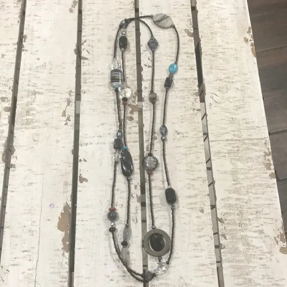 Silpada long necklace with beautiful stones - Picture 5 of 6